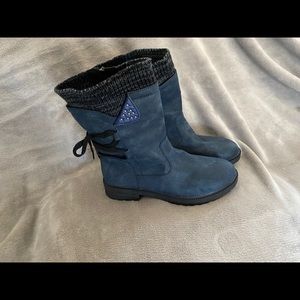 Blue boots